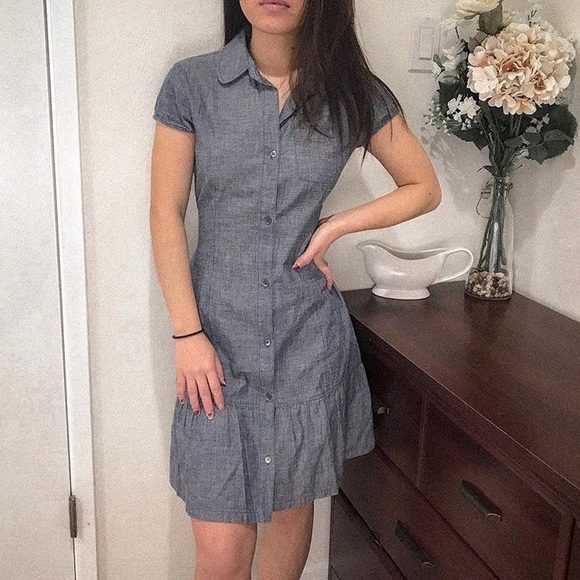 Free People Dresses & Skirts - Vintage denim dress size Xs